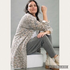 Anthropologie Pilcro Padma Space-Dyed Cardigan